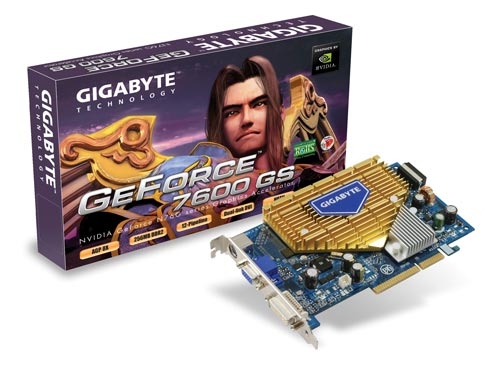 GIGABYTE GeForce 7600 GS 256MB Heatsink AGP