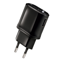 Celly TCUSBBK mobile device charger Universal Black AC Indoor