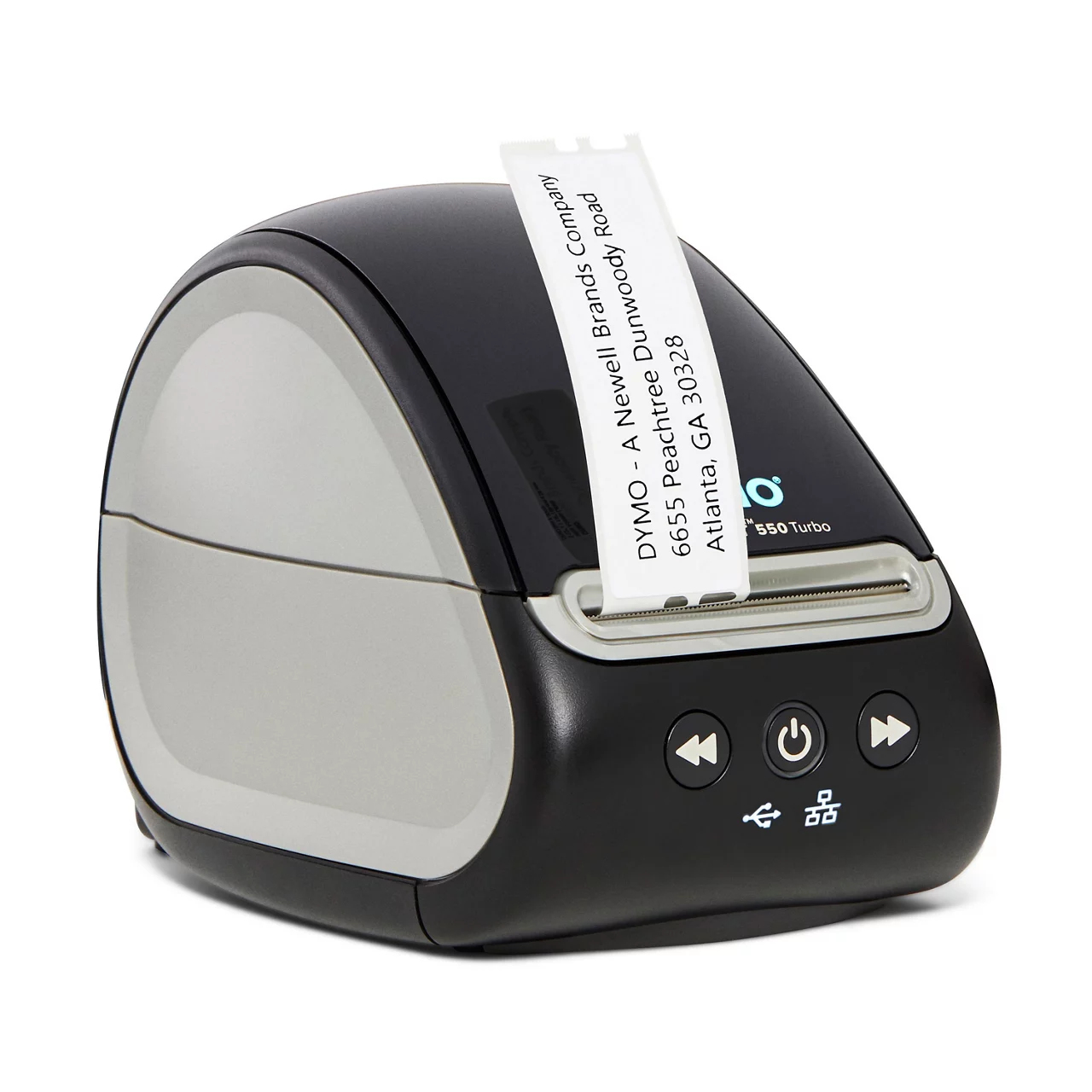 DYMO LabelWriter 550 Turbo Label Printer | Label Maker with High-Speed Direct Thermal Printing | Automatic Label Recognition | Prints Shipping Labels & More with USB/LAN Connectivity | UK 3 Pin Plug