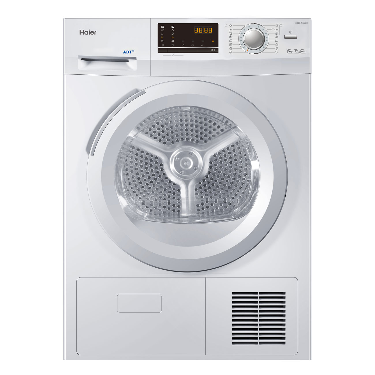 Haier HD90-A636 tumble dryer Freestanding Front-load