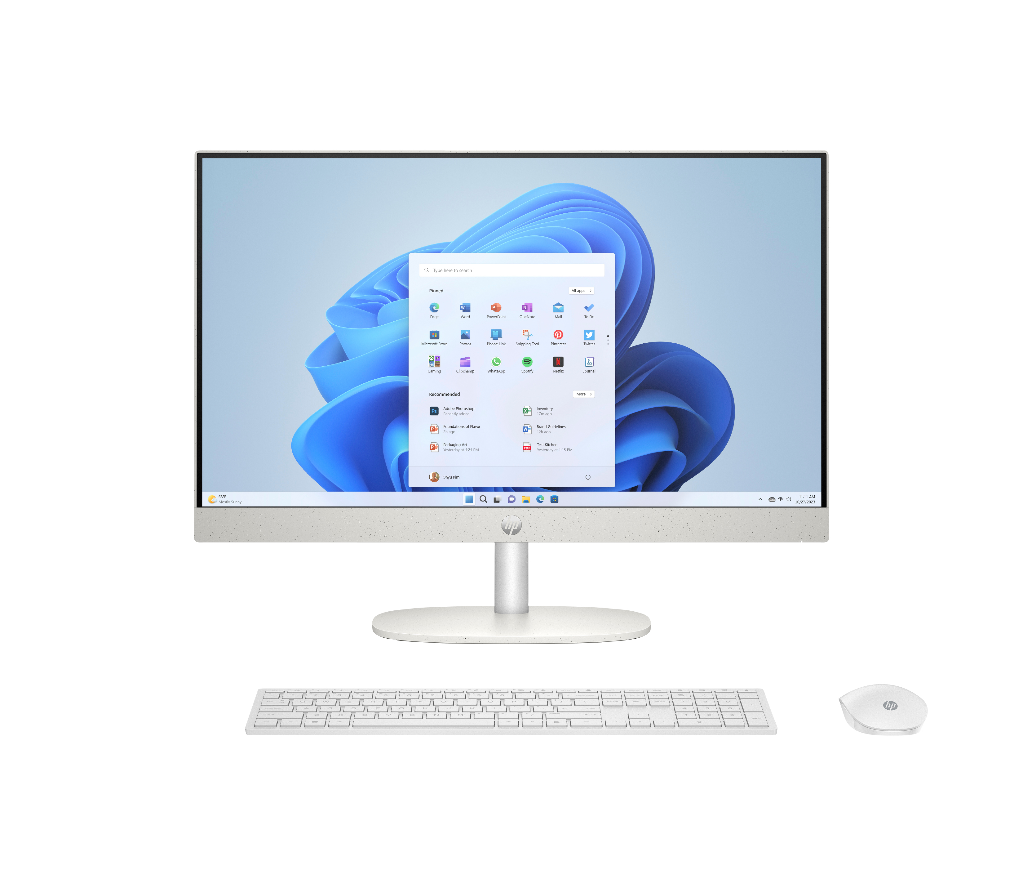 All in one - HP 24-cr1005ns, Full HD, Intel® Core™ Ultra 5-125U, 16GB RAM, 512GB SSD, Gráficos UHD, Windows 11 H, Blanco - imagen 2