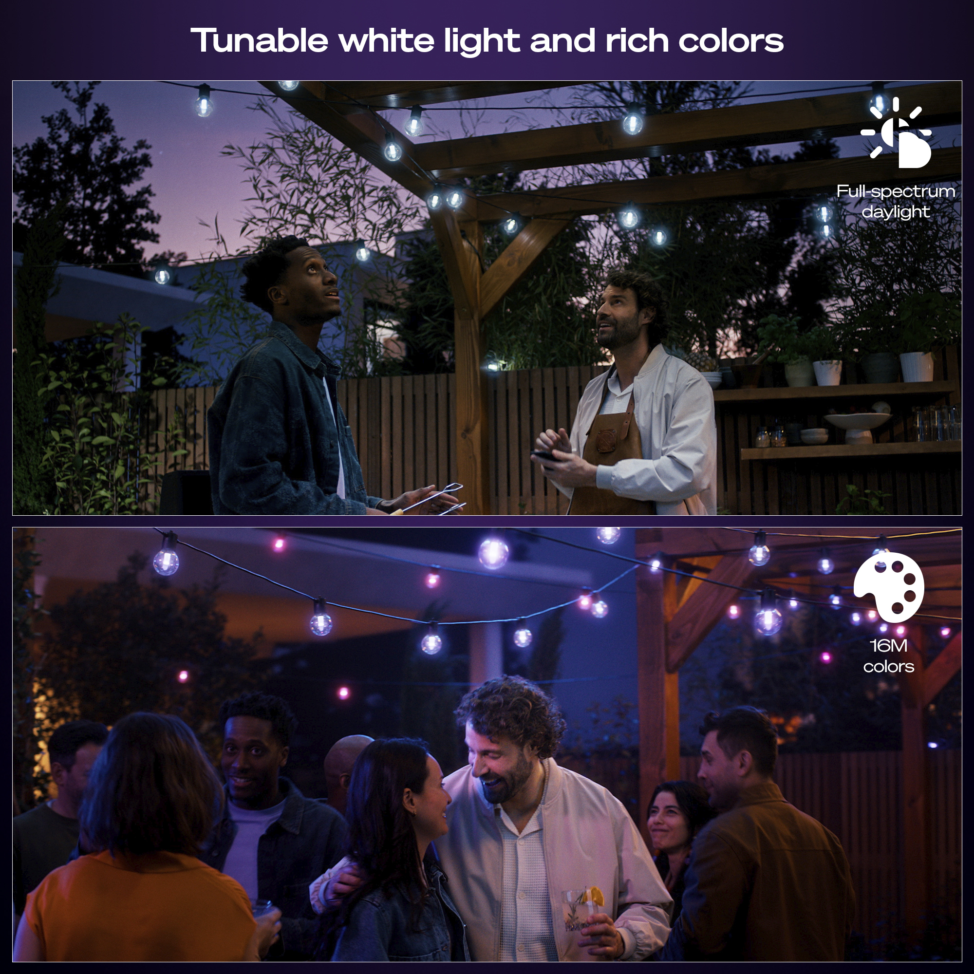 Philips by Signify Philips Hue Festavia globe string 7m 10bulb UK – image 2