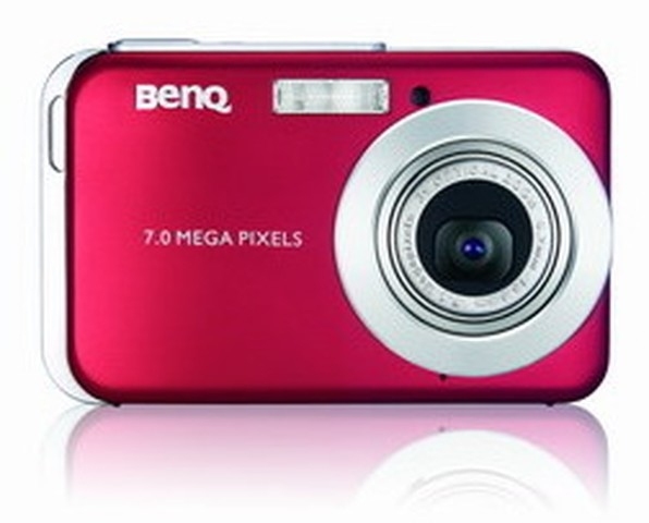 BenQ DC X720 - 7 megapixels digital camera, vixen-red