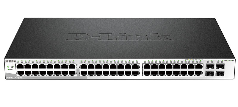 D-Link DGS-1210-52/ME/A1A network switch Managed L2 Gigabit Ethernet (10/100/1000) 1U Black