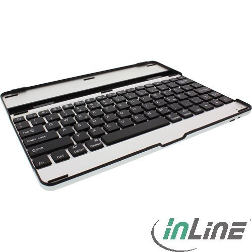 InLine 55370 mobile device keyboard QWERTZ German Bluetooth Black – image 1
