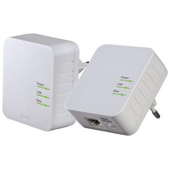 Hama 00053184 PowerLine network adapter 500 Mbit/s Ethernet LAN White 2 pc(s)