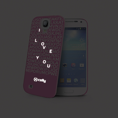 Celly CLOVE332FS mobile phone case Cover Pink, White – image 2