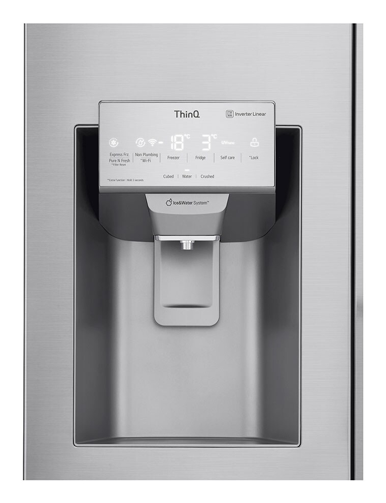 LG GMX844BSBF side-by-side refrigerator Freestanding – image 9
