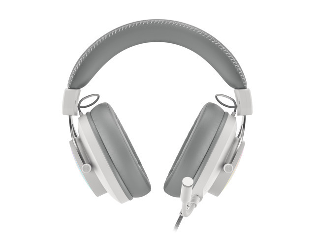 GENESIS NSG-1870 headphones/headset Wired Head-band Gaming USB Type-A Grey, White – image 3