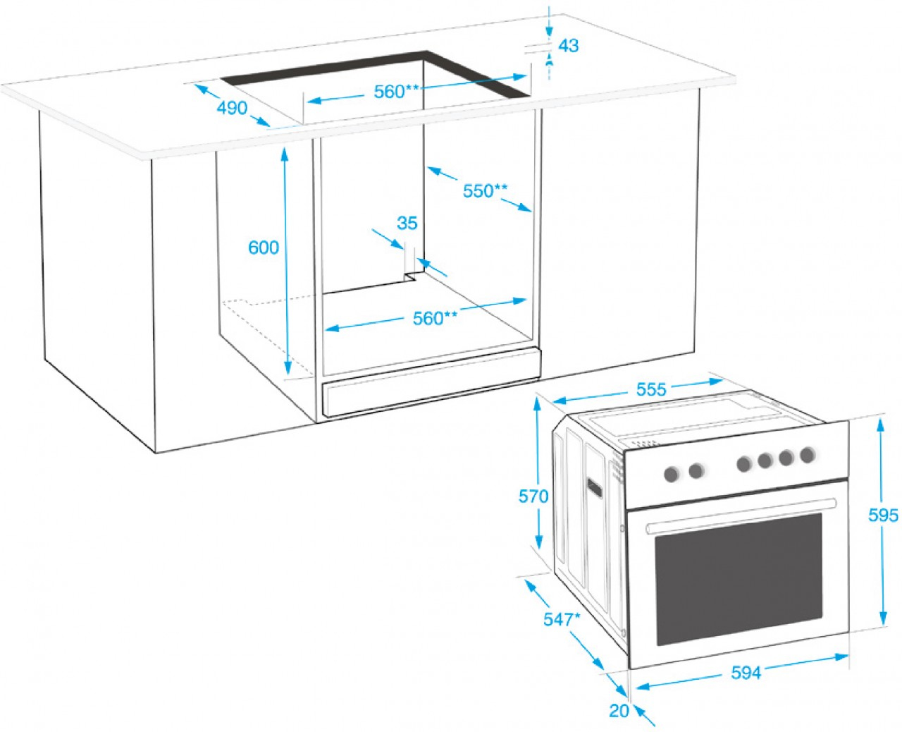 Beko BUM22322X1 71 L Stainless steel – image 2