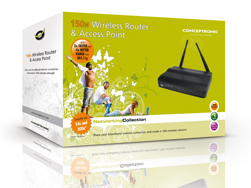 Conceptronic 150N Wireless Router & Access Point – image 5