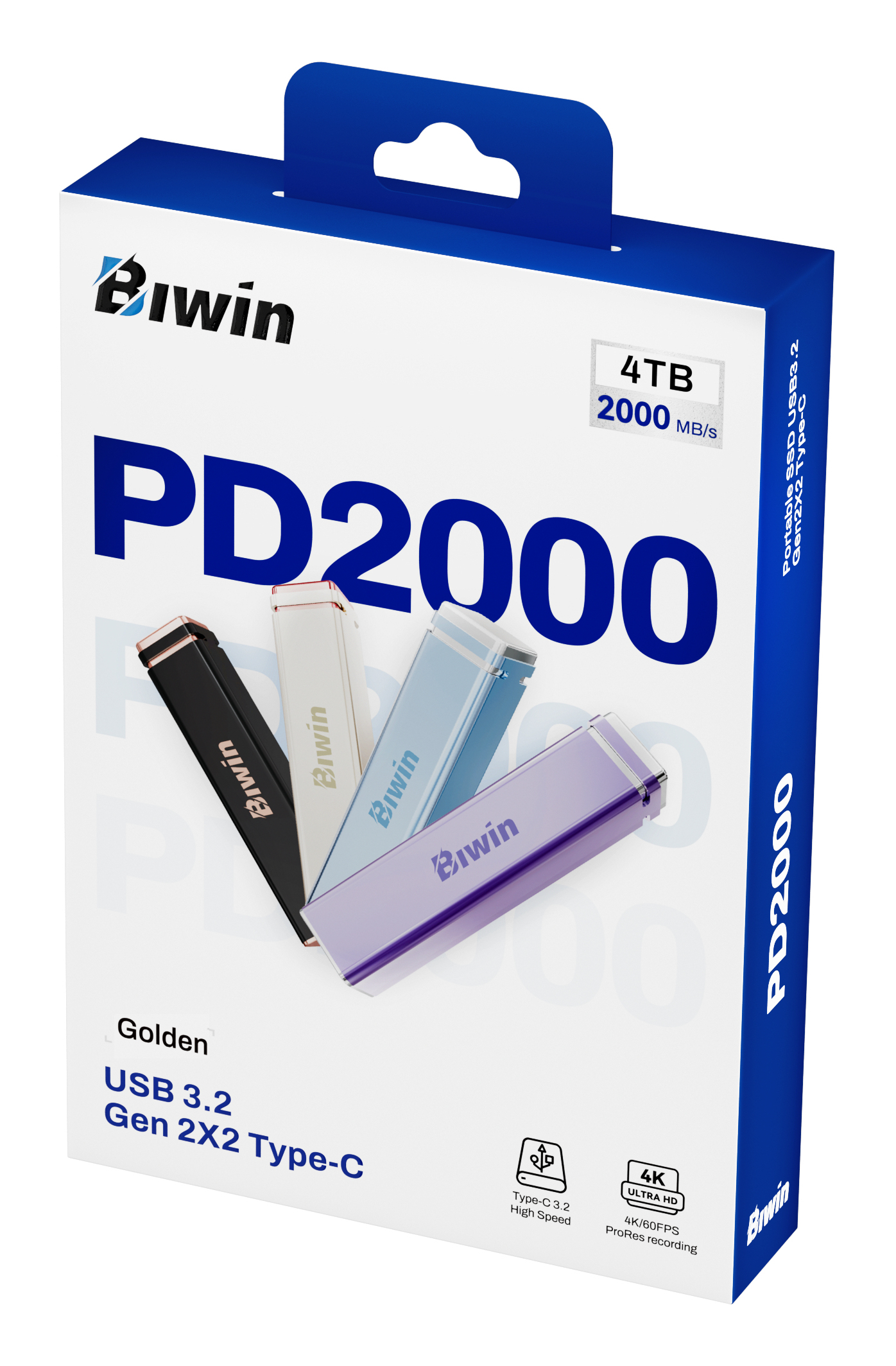 Biwin PD2000 4TB Light Gold 2000 MB/s image 14