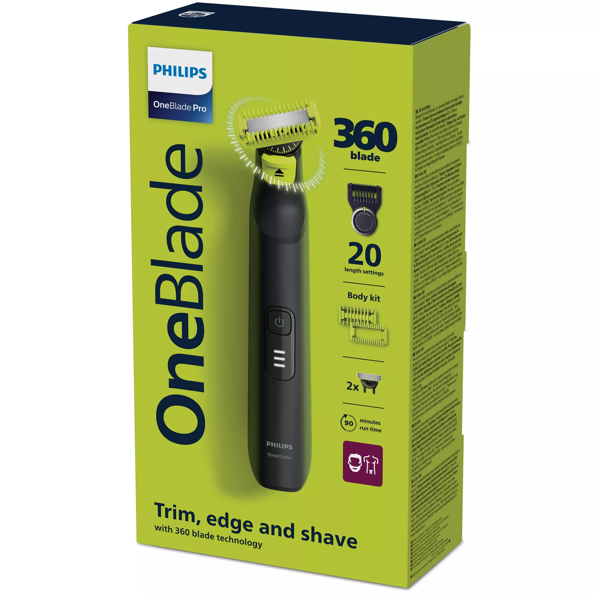Philips OneBlade Pro 360 QP6542/19 Face and Body – image 2