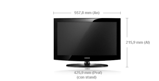 Samsung LE22D467C9H 55.9 cm (22") Full HD Black 300 cd/m² – image 3