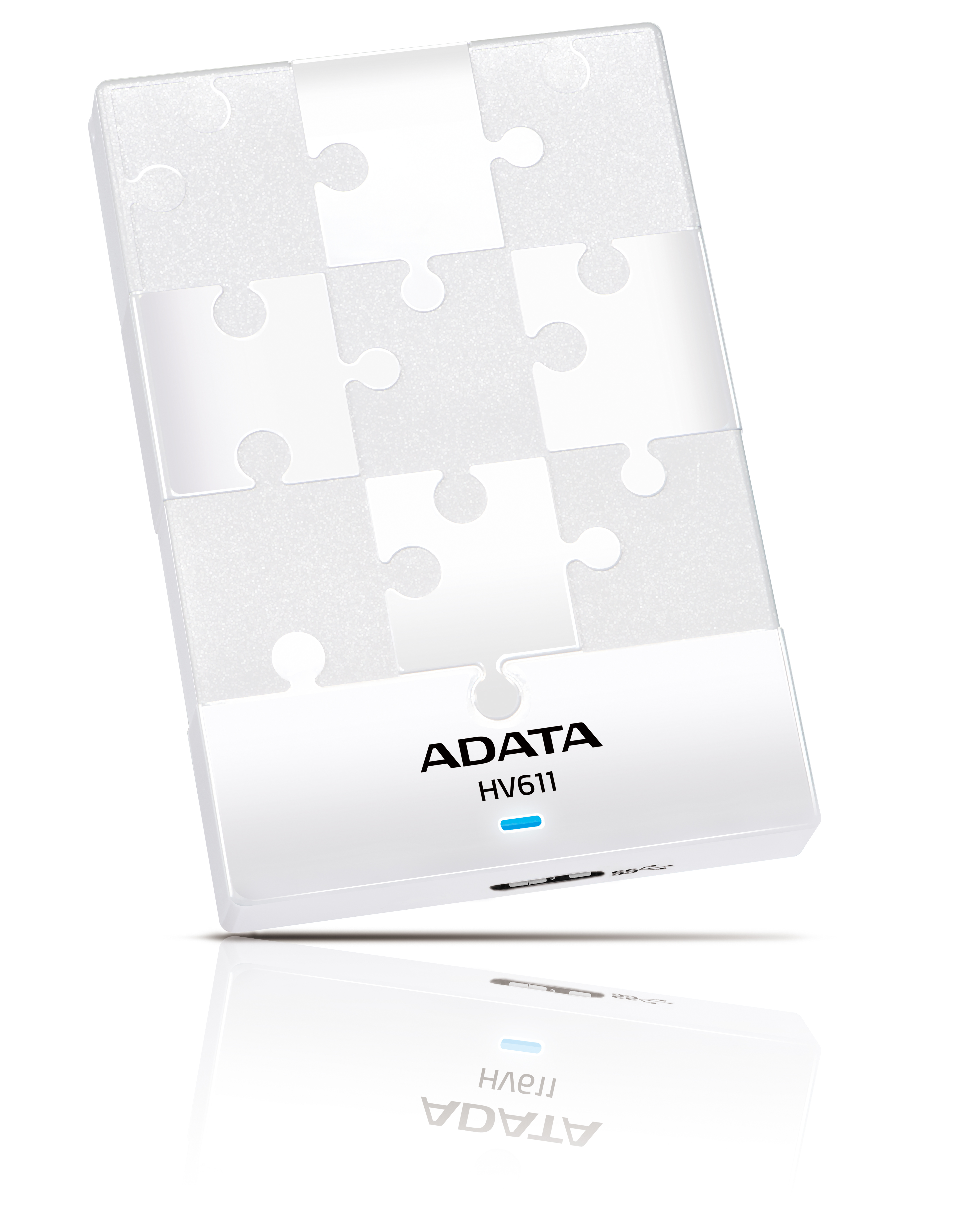ADATA HV611 1TB external hard drive 2.5″ Micro-USB B 3.2 Gen 1 (3.1 Gen 1) White image 2