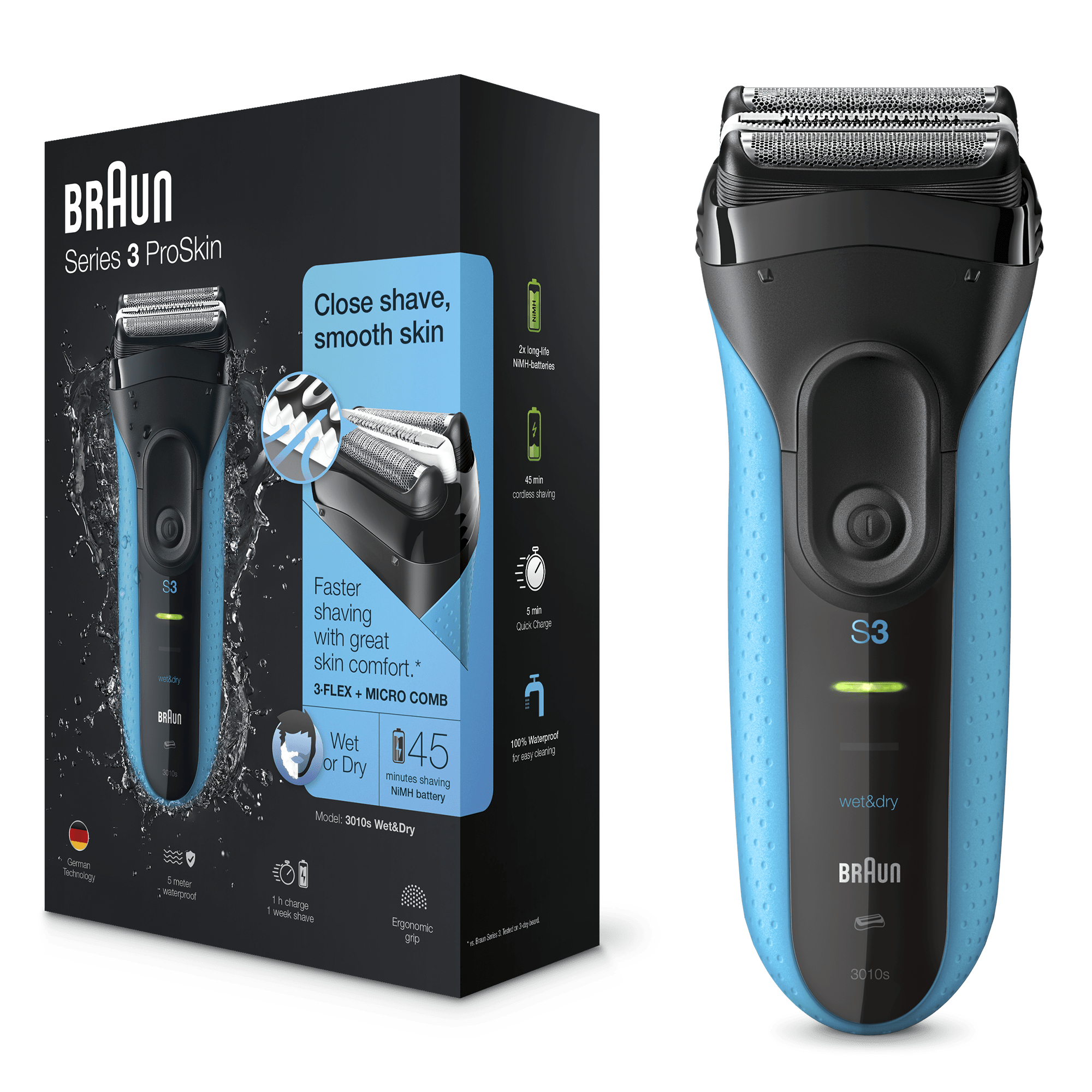 Braun Series 3 3010 Wet & Dry – image 1