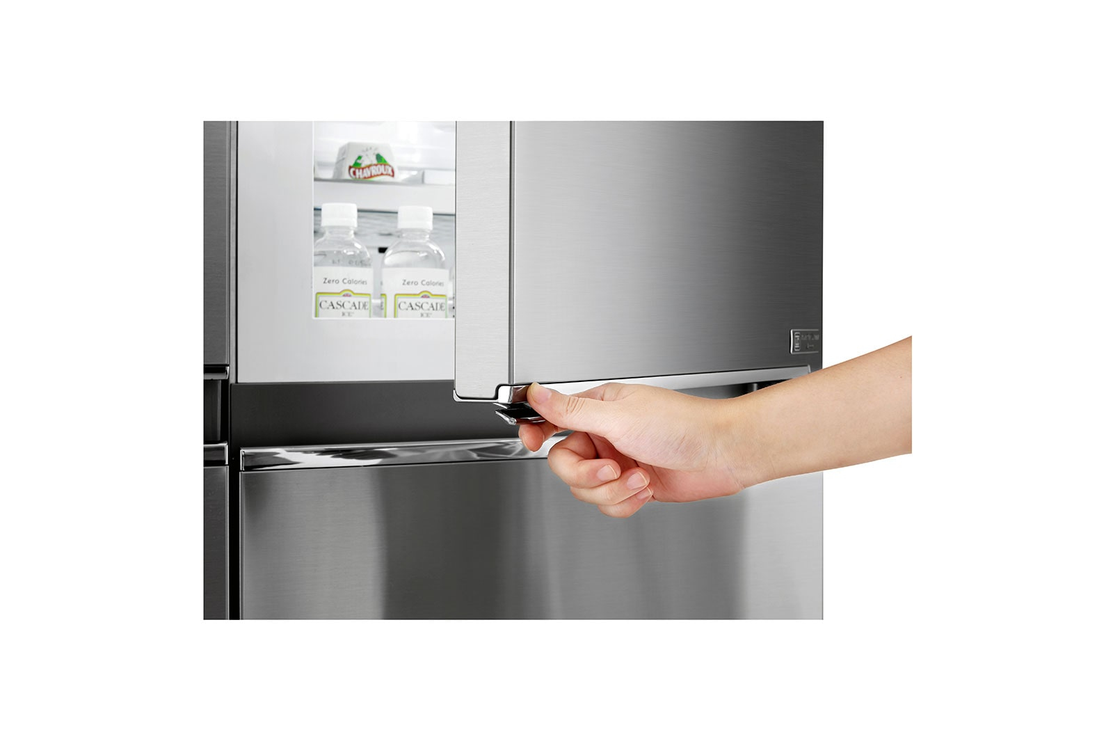LG LS65MDP side-by-side refrigerator Freestanding Silver – image 5