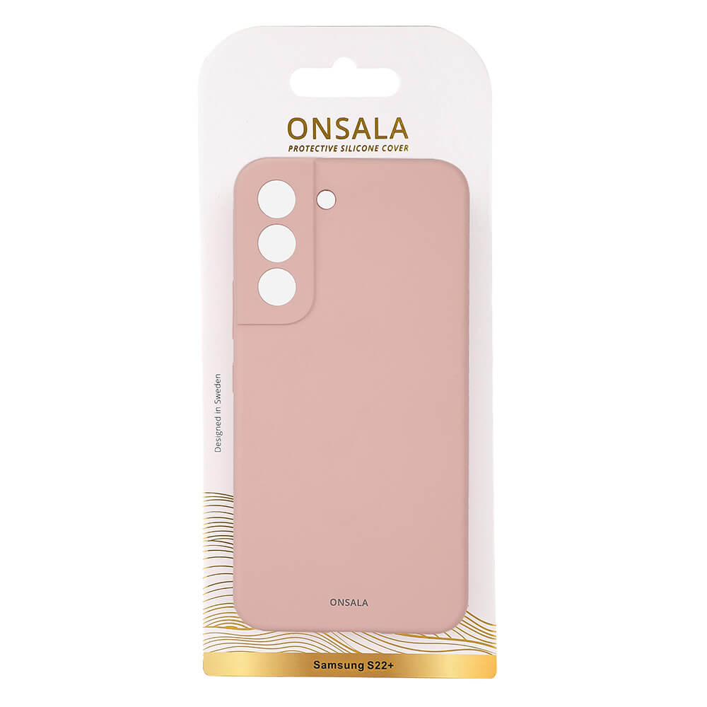 Onsala Phone Case Silicone Sand Pink - Samsung S22+ – image 2