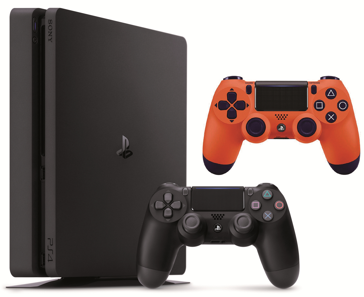 Sony Interactive Entertainment PlayStation 4 Slim 500GB + 2x DUALSHOCK 4
