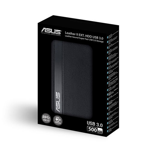ASUS New Leather External HDD external hard drive 1 TB 5400 RPM 2.5″ USB 2.0 Black image 3