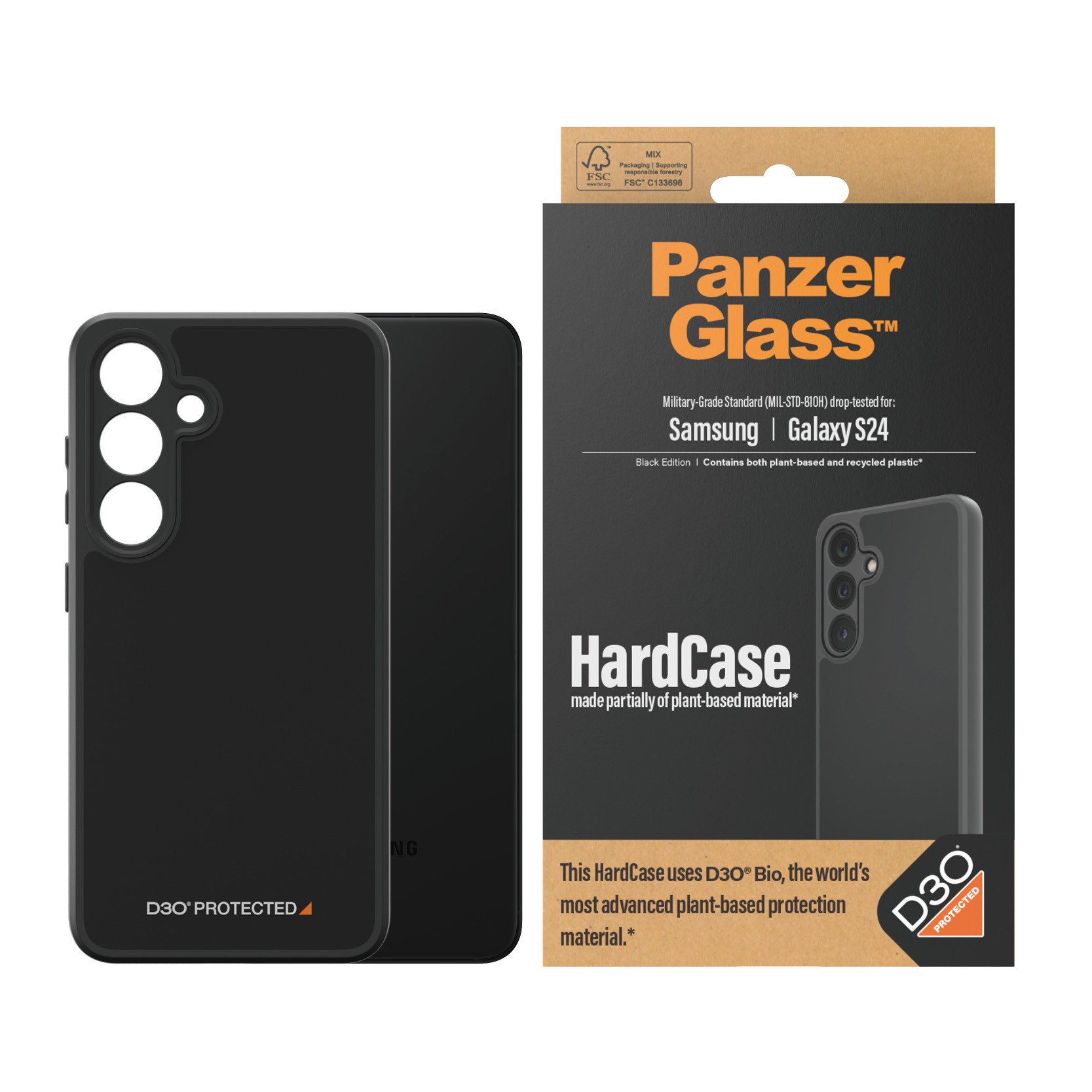 PanzerGlass® HardCase Black w. D3O® Samsung Galaxy S24 – image 2