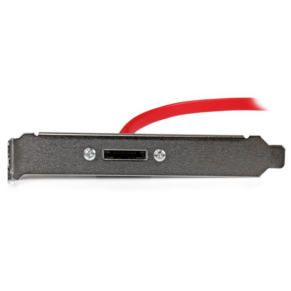 StarTech.com Cabezal Bracket de 1 Puerto SATA a eSATA con Cable de 45cm para Placa Base Conectado