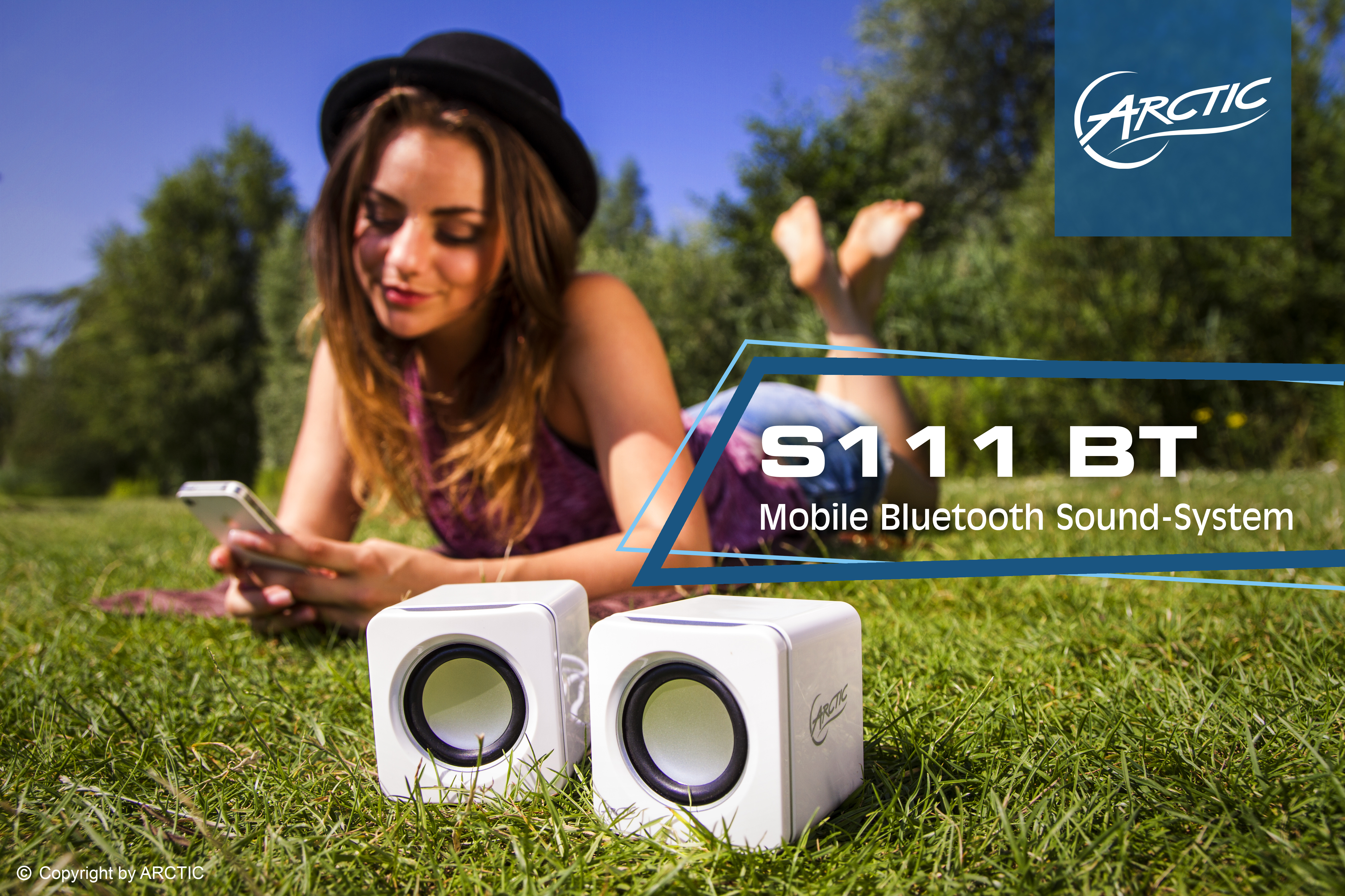 ARCTIC S111 BT (Weiß) – Mobile Bluetooth Speakers image 7