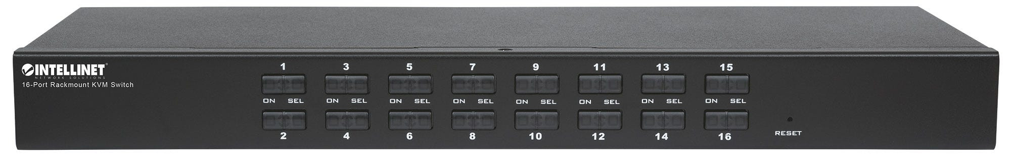 Intellinet 16-Port Rackmount KVM Switch, Combo USB + PS/2, On-Screen Display, Cables included – image 4