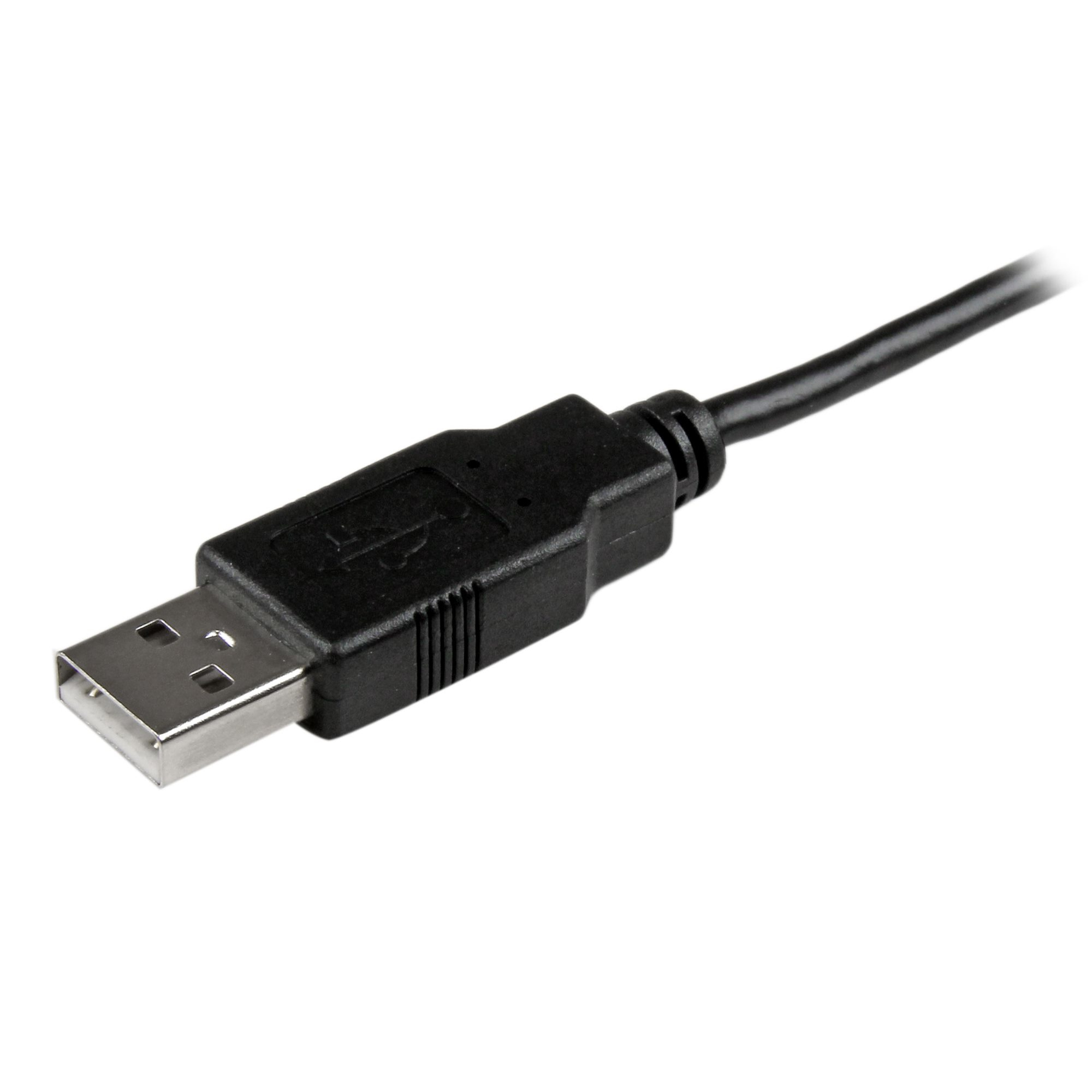 Resim StarTech.com 3m Siyah USB 2.0 A - Micro-B Kablo, 24 AWG