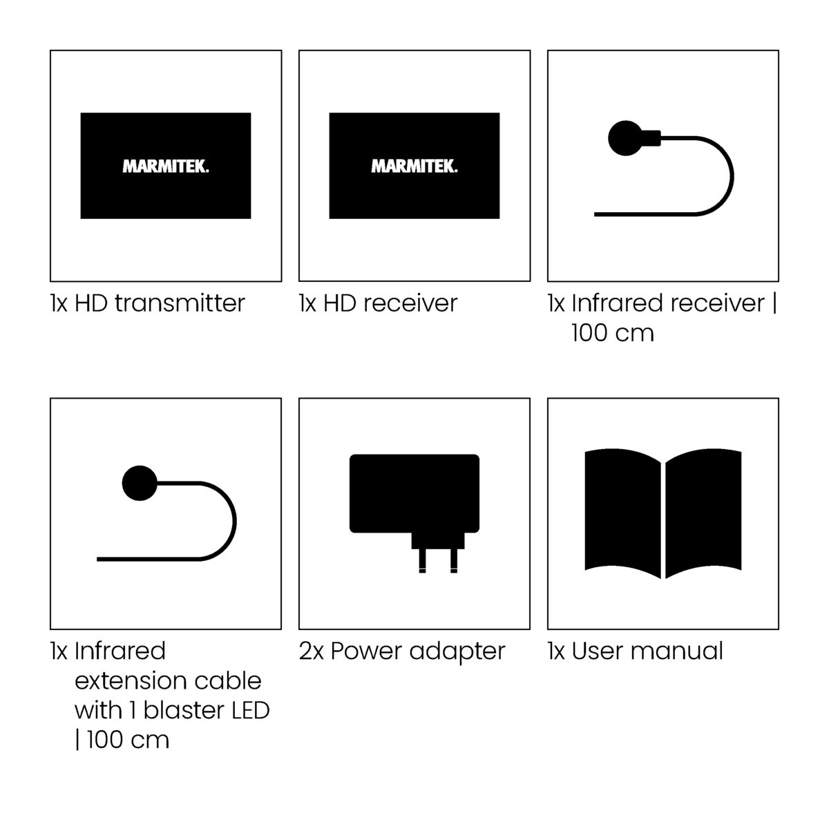Marmitek MegaView 91 - HDMI extender ethernet - 100-120 m - IR return – image 9