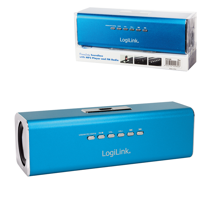 LogiLink DiscoLady Soundbox Blue image 7