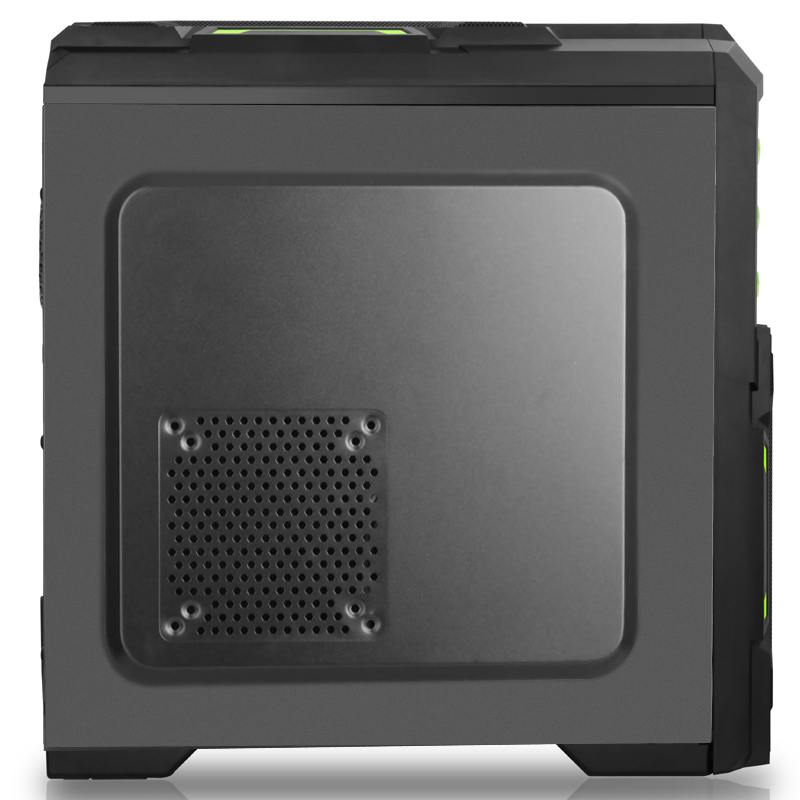 itek Destroyer Midi Tower Black, Green image 9