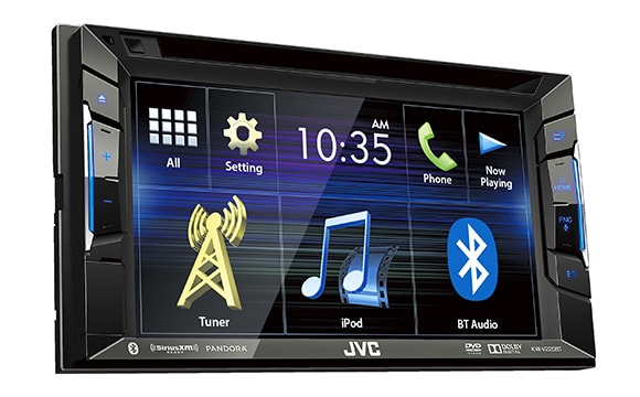 JVC KW-V220BT car media receiver Black