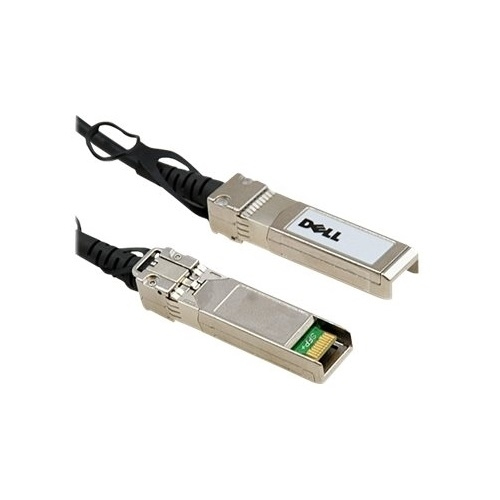 Dell Networking - 40GBase direct attach cable - QSFP+ (M) to QSFP+ (M) - 1 m - twinaxial - passive - for PowerEdge C4140, PowerSwitch S4112, S5212, Networking S5224, PowerSwitch S5212, S5224