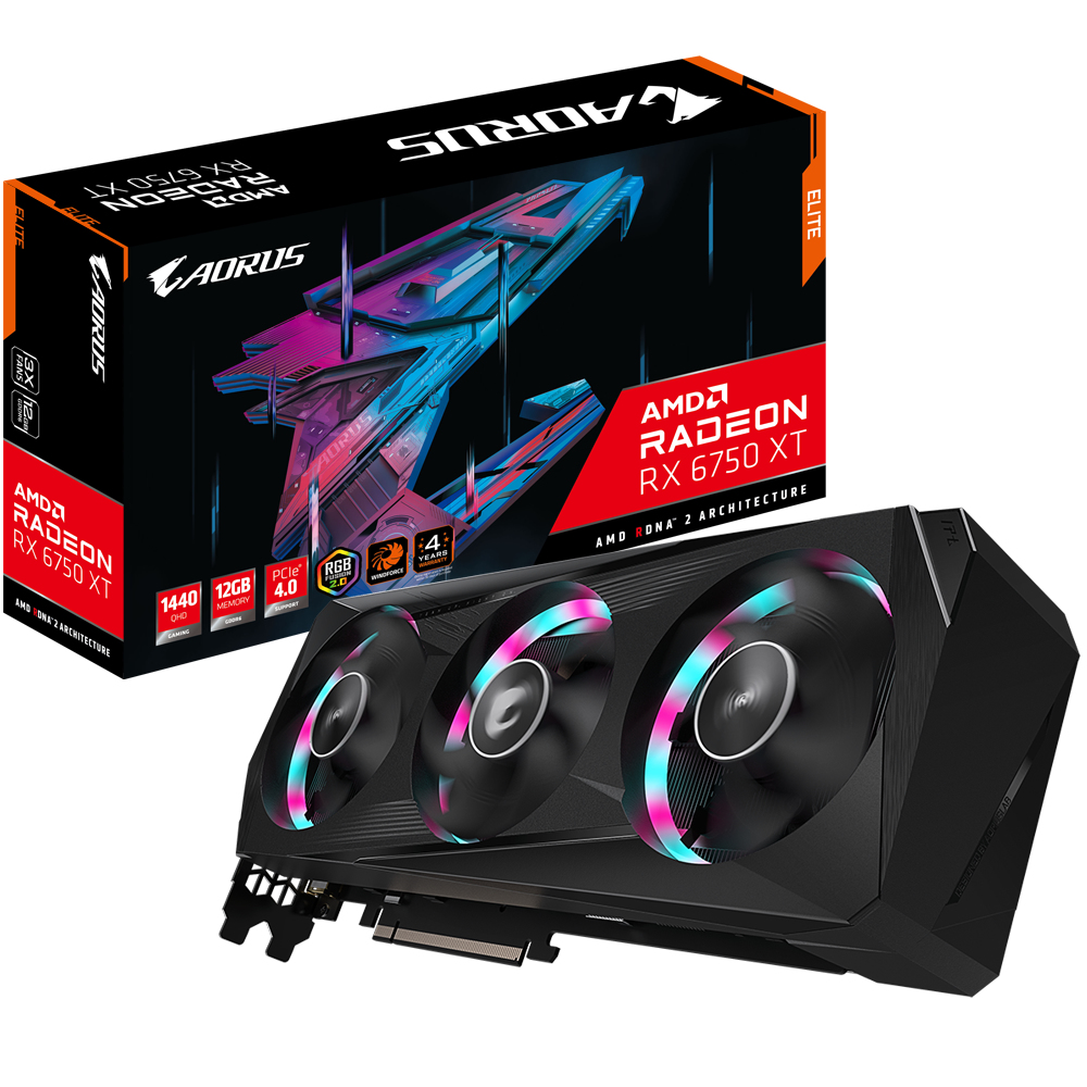 GIGABYTE Radeon RX 6750 XT ELITE 12G – image 9
