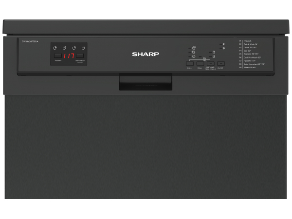 Sharp QW-HY26F39DA-DE dishwasher Freestanding 15 place settings – image 3