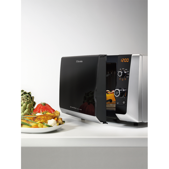 Electrolux EMS21400S Black, Silver Combination microwave Countertop – image 2