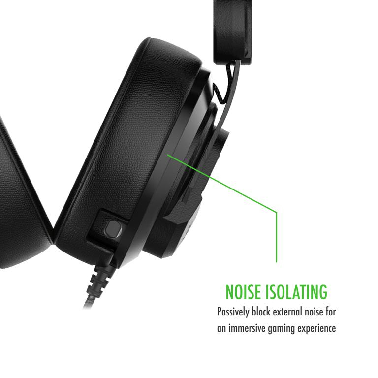 Plugable Technologies TRRS-HS53 headphones/headset Wired Head-band Gaming Black – image 3