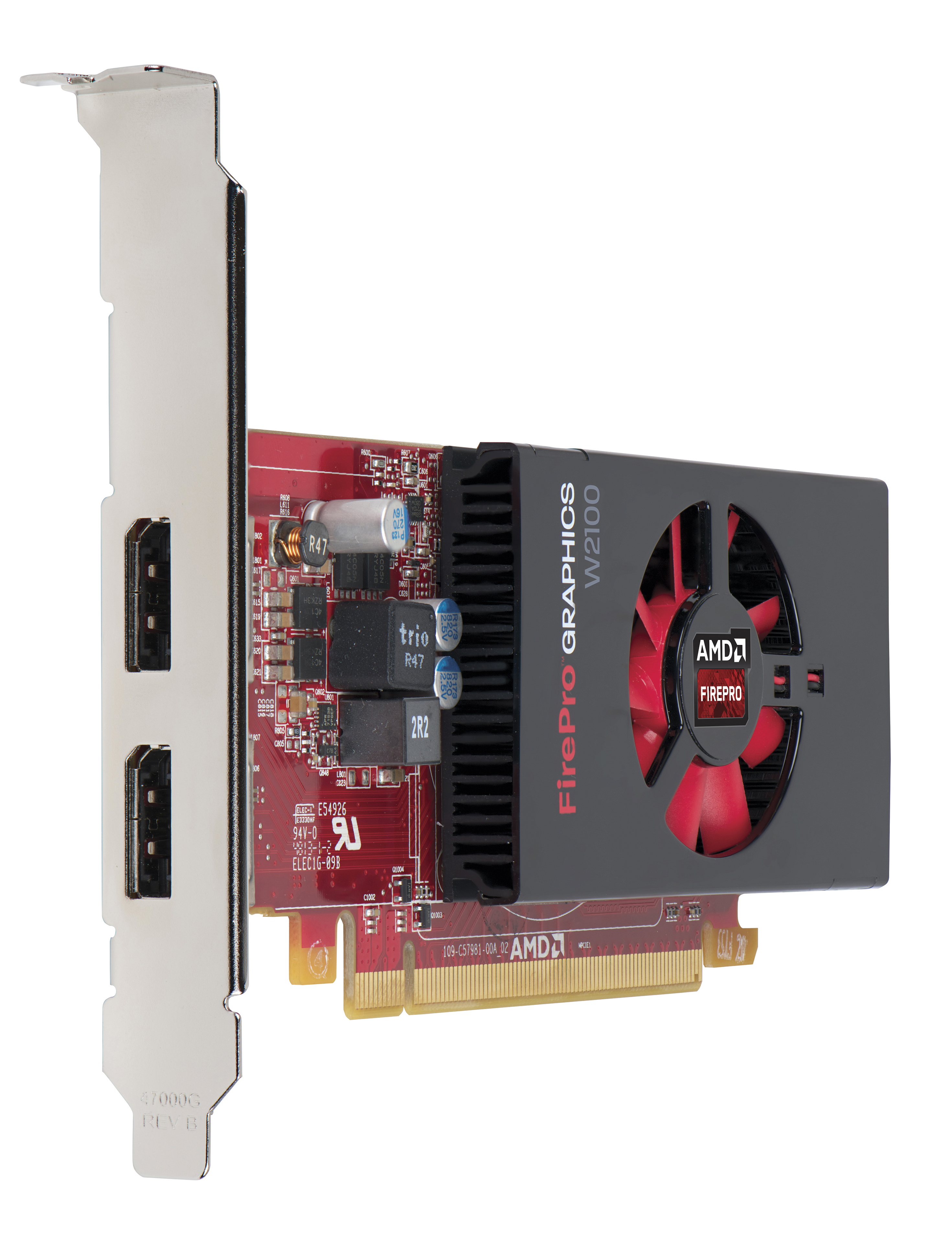 HP AMD FirePro W2100 2GB Graphics Card image 3