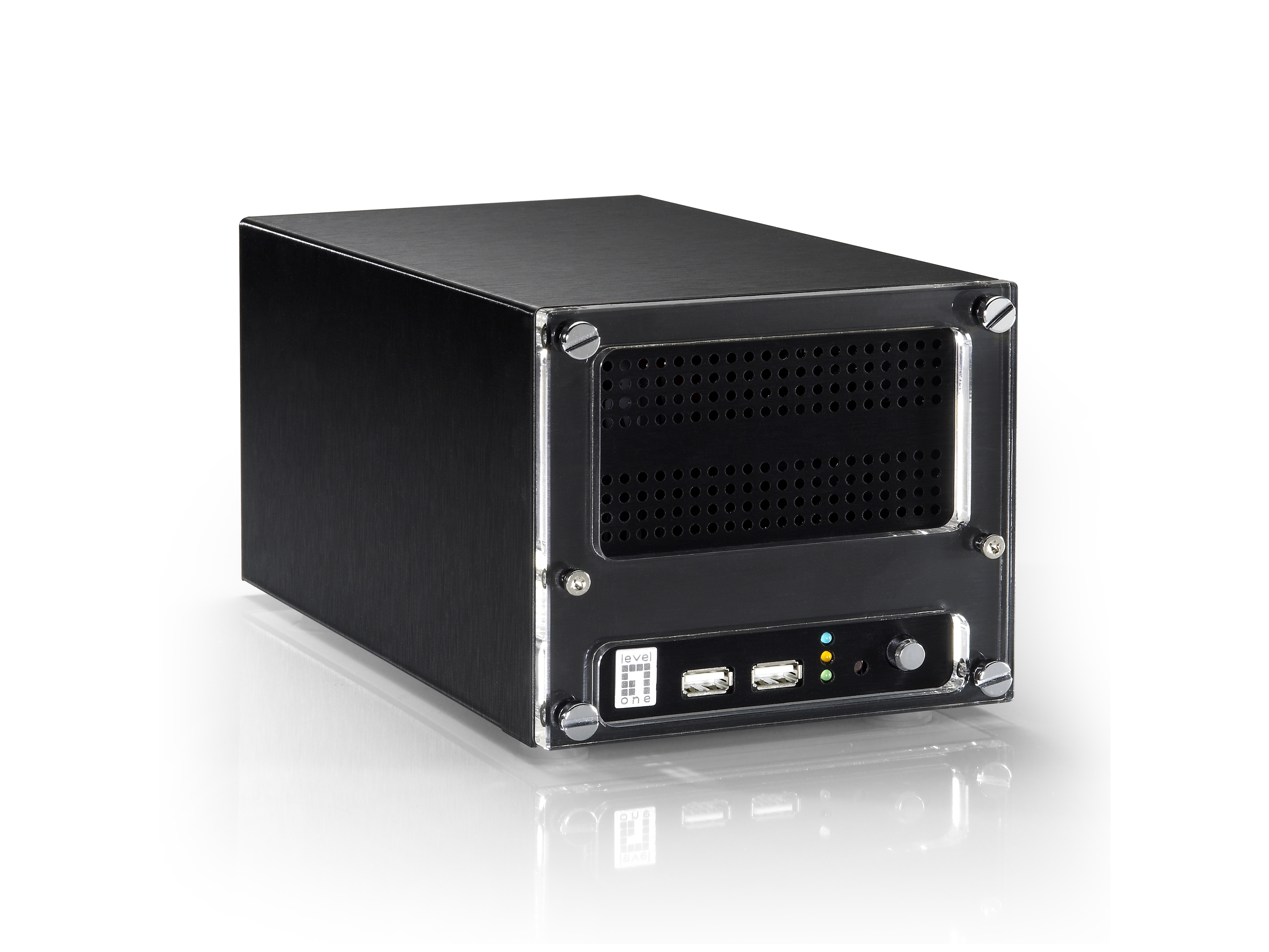 LevelOne NVR-1204 Videoregistratore di rete (NVR) Nero