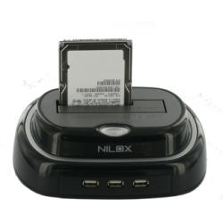 Nilox Docking Station HDD SATA 2.5"/3.5", 3 USB