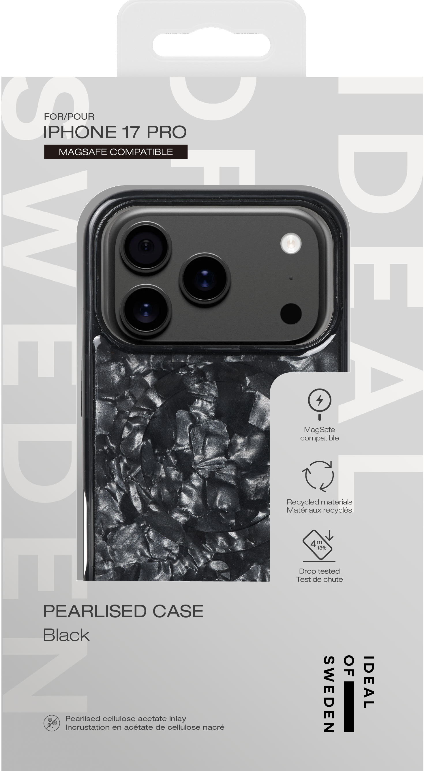 iDeal of Sweden Pearlised Case MagSafe iPhone 17 Pro Black – image 3