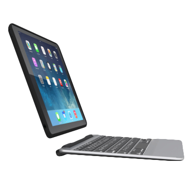 ZAGG Slim book Bluetooth Must, Hõbe