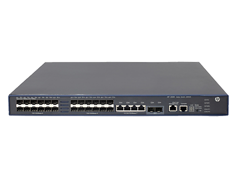 HP 5500-24G-SFP HI Switch w/2 Interface Slots – image 1