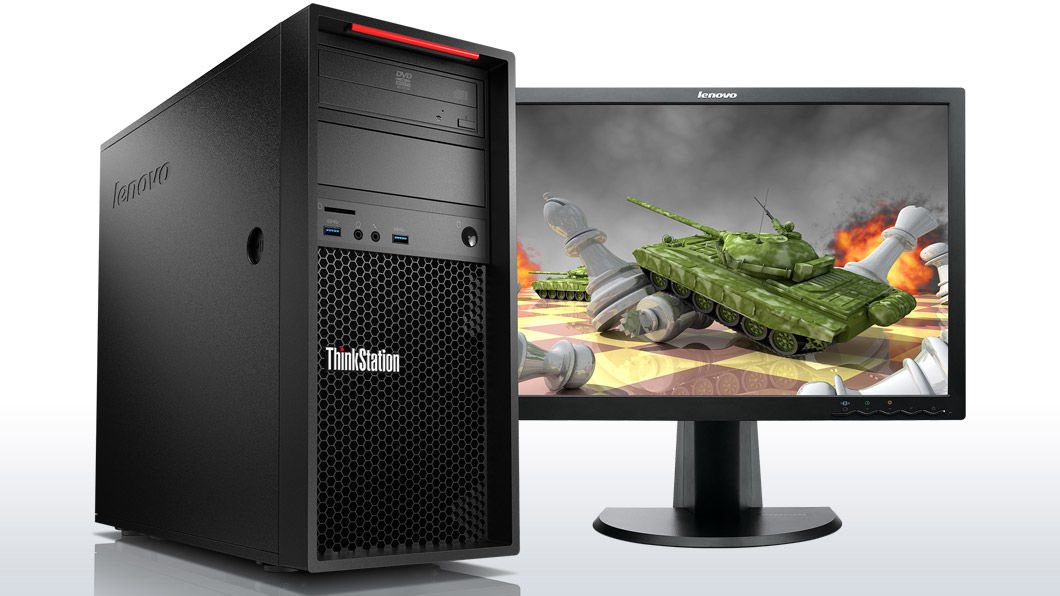 Lenovo ThinkStation P300 Tower Intel® Xeon® E3 V3 Family E3-1241V3 8 GB DDR3-SDRAM 1 TB HDD NVIDIA® Quadro® K620 Windows 7 Professional Workstation Black image 4