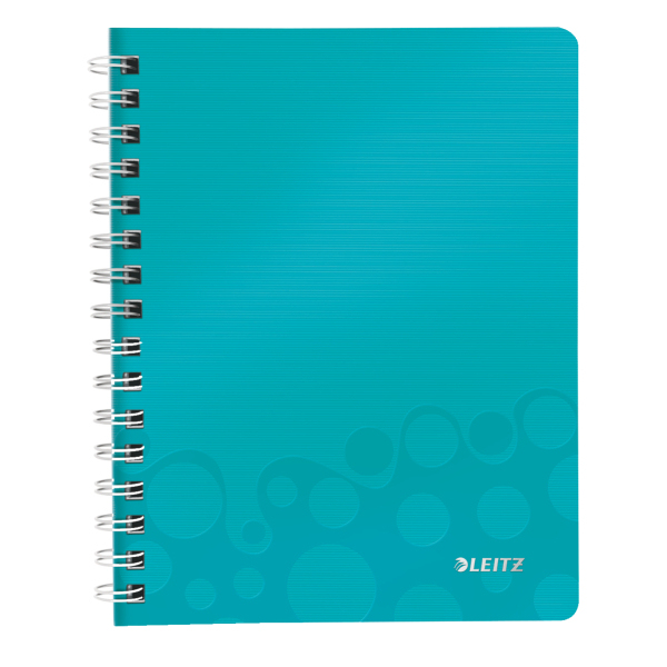 WOW Defter A5, Çizgili, Spiral Ciltli, PP Kapaklı, Mavi