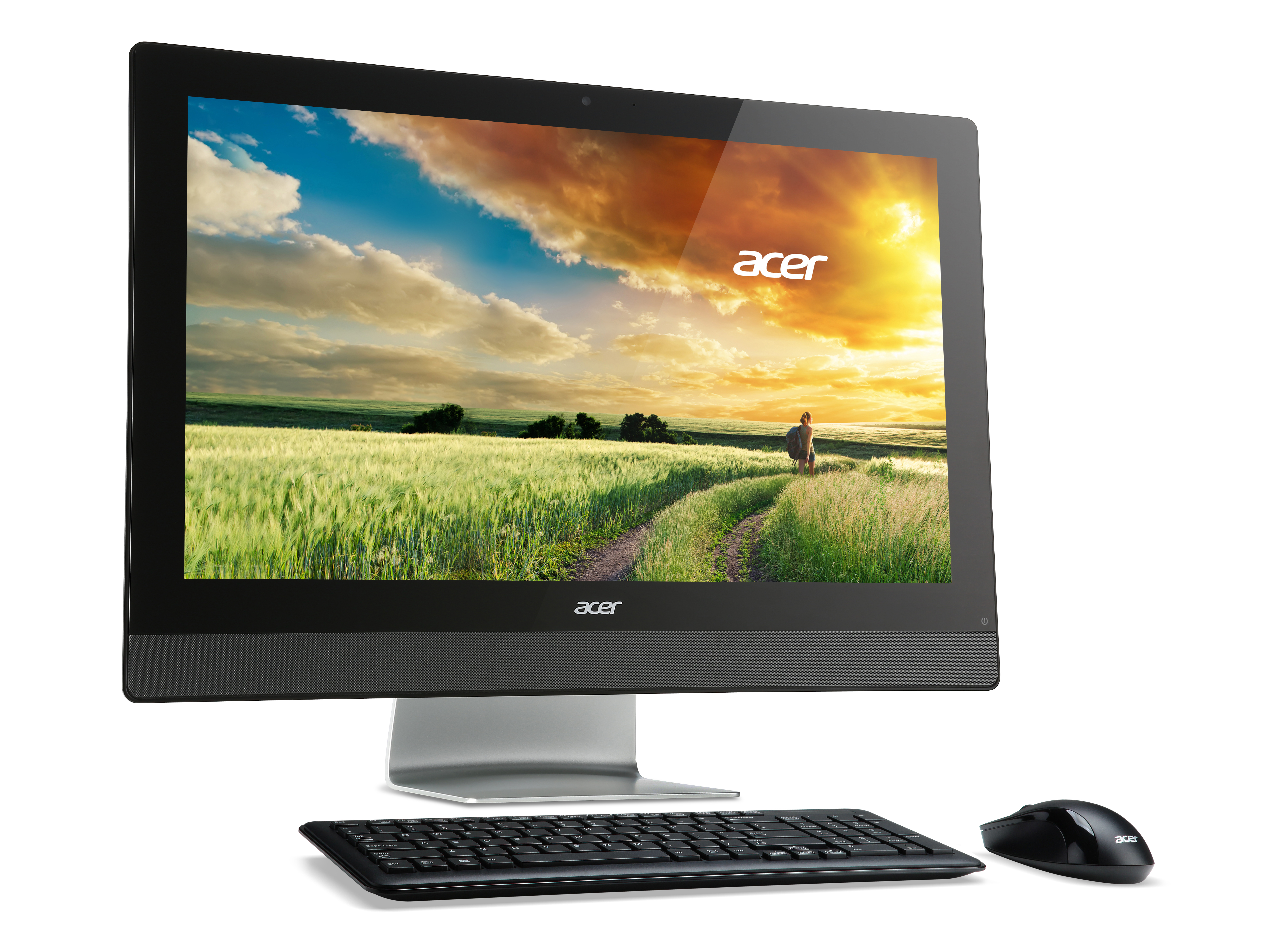 Acer Aspire Z3-710 Intel® Core™ i3 i3-4170T 60.5 cm (23.8″) 1920 x 1080 pixels Touchscreen All-in-One PC 4 GB DDR3L-SDRAM 1 TB HDD Windows 8.1 Silver image 2