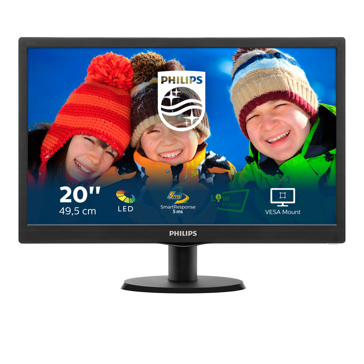 Philips V Line LCD-skärm med SmartControl Lite 203V5LSB26/10