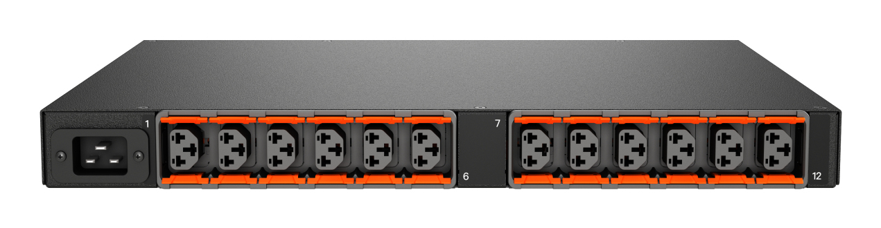 Vertiv MU01D1R0-12CF17-2C20A9H00-S power distribution unit (PDU) 24 AC outlet(s) 1U Black – image 2