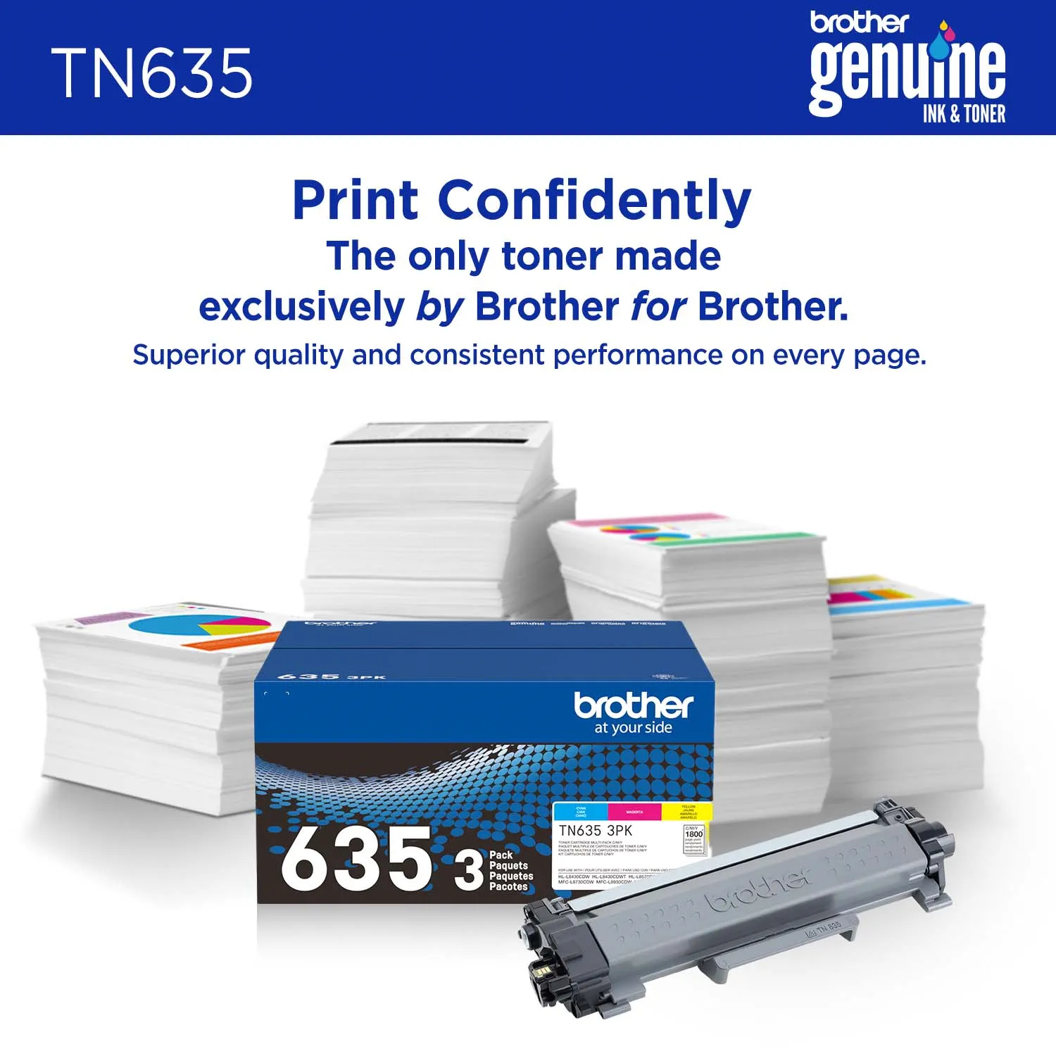 Brother TN-6353PK toner cartridge 3 pc(s) Original Cyan, Magenta, Yellow – image 4